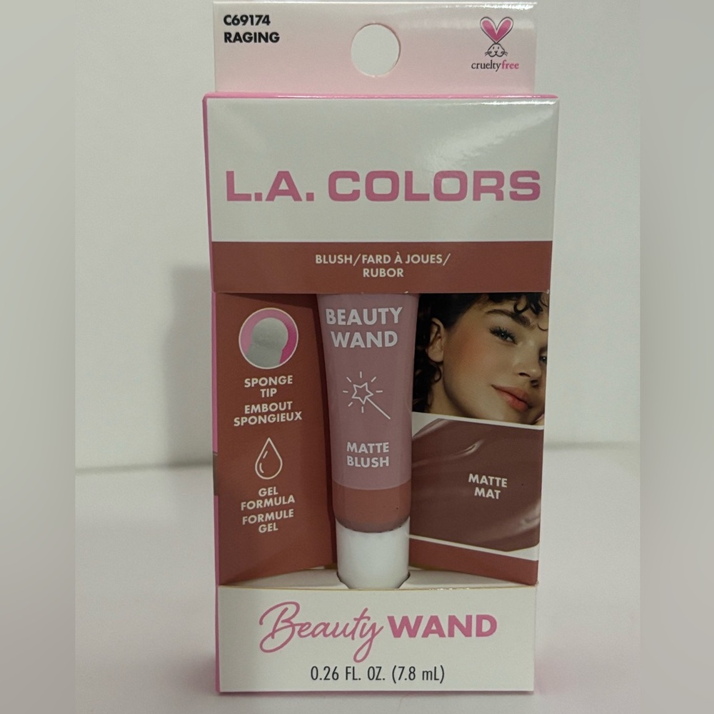 💋5/$25💋 L.A. Colors Beauty Wand Matte Blush - Raging Pink